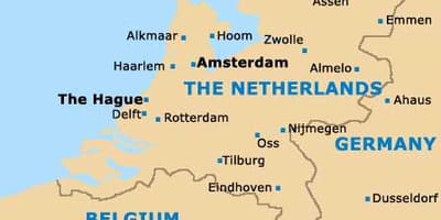 আমস্টারডাম, Rotterdam মানচিত্র