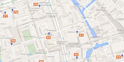 মানচিত্র Rotterdam পার্কিং জোনে 