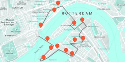 মানচিত্র Rotterdam স্থাপত্য 
